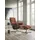Relaxsessel Mayfair Leder 79 x 102 x 73 cm rot mit Schlaffunktion