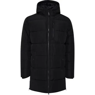 11 Project PRTibor Steppjacke Herren Parka Winterjacke Steppparka gefüttert mit hochabschließendem Kragen - Schwarz - XL