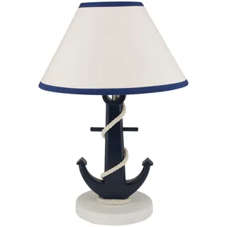 Lampe - Anker Schirmlampe aus Holz 25 x 35,5 cm Sea-Club