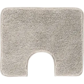 Grund Wc-Vorleger , Taupe , Textil , Abstraktes , rechteckig , 50x60 cm , Oeko-Tex® Standard 100, Made in Europe , für Fußbodenheizung geeignet, rutschfest , Heimtextilien, Badtextilien, WC Vorleger