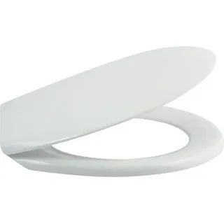 WC Sitz - Toilettensitz - für Roca Dama Senso - Weiß - Selbstschließend - Antibakteriell - Duroplast - Abnehmbar - Toilettendeckel - Weiß