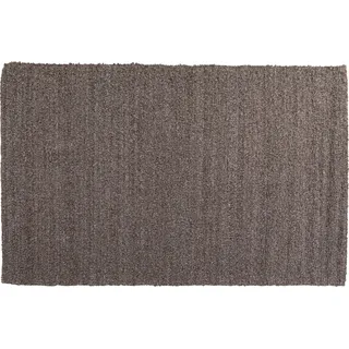 Kare Design Teppich Boucara, Grau, 300x200cm, Läufer, Vorleger, Rechteckig, Baumwolle, Einfarbig, Wohnzimmer