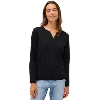 CECIL Damen 3227648 Shirt im Tunika-Look, Black, Large