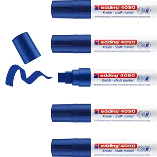 edding Kreidemarker 5 St. blau