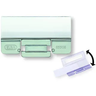 Elba Komfort-Sichtreiter vertic für Hängeregister, 25 Stück, PP, farblos