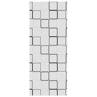 vidaXL Duschrollo 110x240 cm Stoffbreite 106 cm