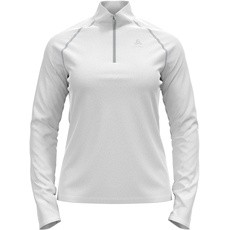 Bild von Damen Langarm Shirt mit Reißverschluss RIGI, white, XL