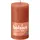 Rustiko Shine Stumpenkerze 13 cm orange