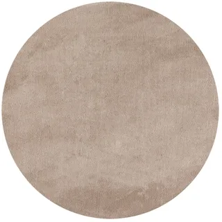 Ayyildiz Teppiche Teppich »SKY 5400«, rund, 7 mm Höhe, Besonders weich / Softfllor / waschbar beige B/L: ca. 200x200 cm beige