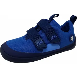 Affenzahn Affenzahn-Lucky Bear Leinenschuh Blau - Blau