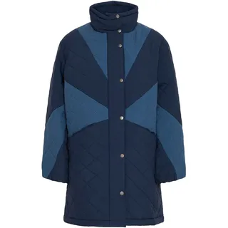 Wintermantel B.YOUNG "Jacke BYBOCCI", Damen, Gr. 40, blau (navy blazer mix), Obermaterial: 100% Polyamid PA., Mäntel Wintermantel