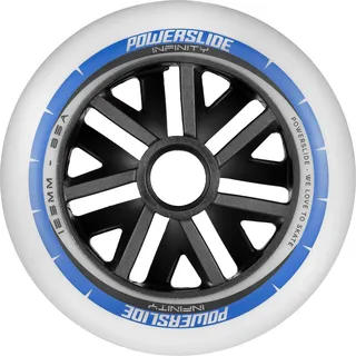 Powerslide Infinity 6 Units Rad / White / Black / Blue - 125 mm / 85A
