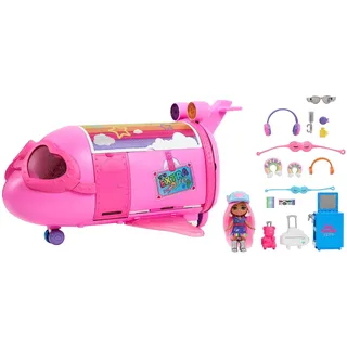 Barbie Extra Fly Luxuriöses pinkes Flugzeug mit Mini Puppe