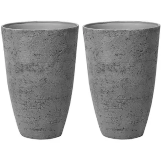 Beliani Camia 51 x 51 x 71 cm Grau