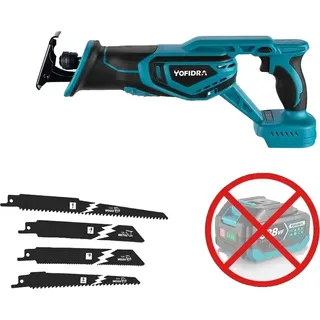 18V Säbelsäge, 3000W bürstenloser Motor, stufenlose Geschwindigkeitsregelung, KEINE Batterie