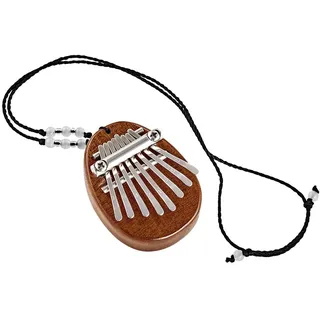 Sonic Energy Massivkörper Kalimba – C-Dur, 8 Töne – Sapeleholz – Für Meditation, Yoga, Kinder – Inkl. Umhängeband (KL8MINI)