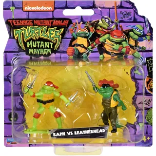 Teenage Mutant Ninja Turtles Movie Mini Figure 2-Pack Raph i Leatherhead