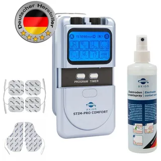 Axion axion® 2 Kanal Tens Gerät Stim-Pro Comfort mit Reinigungsspray und Nackenelektrode 1 St
