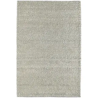 Obsession Handwebteppich , Creme , Textil , Struktur , quadratisch , 120x170 cm , für Fußbodenheizung geeignet , Teppiche und Böden, Teppiche, Webteppiche