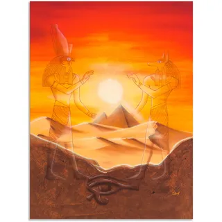 Artland Wandbild »Ägypten«, Afrika, (1 St.), als Alubild, Outdoorbild, Leinwandbild, Poster, Wandaufkleber, orange