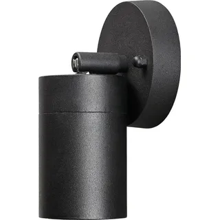 Konstsmide Modena Spot 7598-750 Außenwandleuchte Energiesparlampe, LED GU10 7W Schwarz