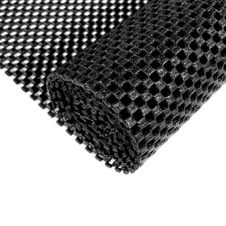 Antirutschmatte, 100x120cm Antirutschmatte für Teppich, PVC Antirutschunterlage Mehrzweck Anti Rutsch Teppichunterlage für Teppich Teppichunterlage Schublade Auto Küche Tablett (Schwarz)