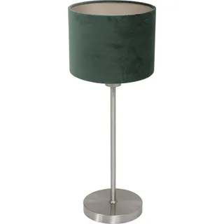 Mexlite - tischlampe - Noor - grün stahl - metall textil - nachttischlampe - E27 - 4416ST - Grün