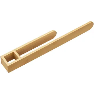 [en.casa] Wand-Handtuchhalter Tønsberg , Naturfarben , Holz , 38x4x5 cm , Badezimmer, Badezimmerausstattung, Handtuchhalter