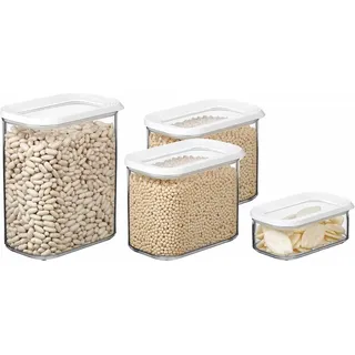 Mepal MODULA Vorratsdosen 4er Set weiß - Weiß
