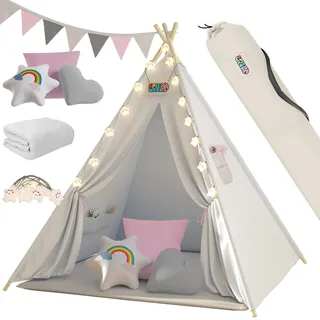 Tipi Spielzelt Rosa 160x130x130cm
