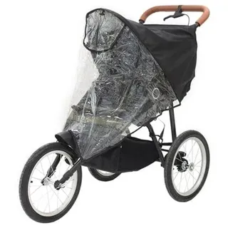 Trille Regenschutz-Jogger mit Öffnung in Top Black