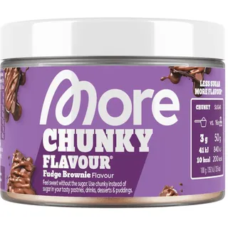 MORE Nutrition Chunky Flavour Brownie Pulver 150 g