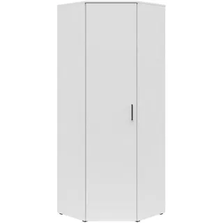 Carryhome Eckschrank , Weiß , Kunststoff , 6 Fächer , 71.5x195x71.5 cm , FSC Mix , Typenauswahl, Beimöbel erhältlich , Schlafzimmer, Kleiderschränke, Eckschränke