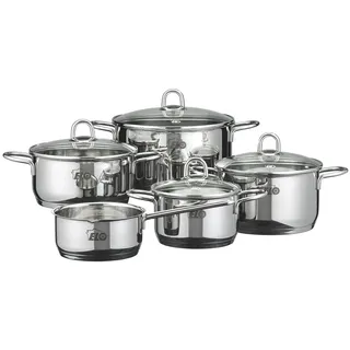 ELO Rubin Topf-Set 5-tlg. Bratentopf 20 cm + Fleischtopf 16 cm + Kasserolle 16 cm + Gemüsetopf 24 cm