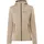 Fleece Mit Durchgehendem Reißverschluss Beige 40