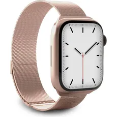 Caseme Uhrenarmband für Apple Watch 38/40/41 mm mit Magnetverschluss (41 mm, 40 mm, 38 mm, Metall), Uhrenarmband, Gold