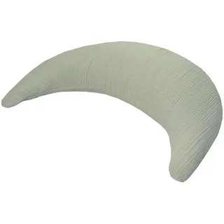 Theraline Stillkissen , Salbeigrün , Textil , 18 l , Füllung: Polystyrol , 140x27 cm , Oeko-Tex® Standard 100 , Bezug abnehmbar, Bezug waschbar, schadstoffgeprüft, mit Reißverschluss , Füttern, Stillen, Stillkissen