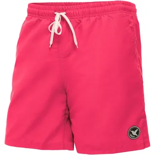 Ladeheid Badehose Herren, Bequeme Lange Badeshorts mit Breitem Gummibund, Kordelzug und Taschen, Schwimmhose Boardshorts – LA40-129 (Rosa, 5XL)