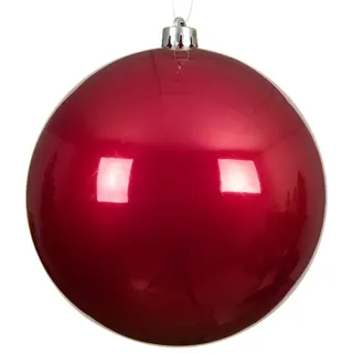 Glänzende Rosa Weihnachtskugel 14Cm