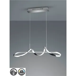Trio REALITY Leuchten LED Pendelleuchte »Perugia« LED-Board 1 Stk. Neutralweiß Deko Hängelampe höhenverstellbar dimmbar neutralweiß 4000K, 4500 Lumen, grau