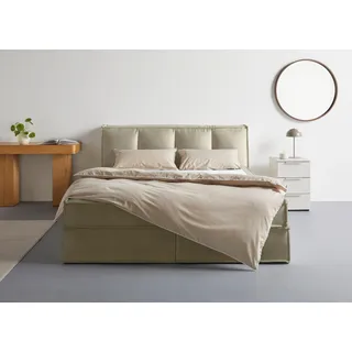 LeGer Home by Lena Gercke Boxspringbett »Addyson« Härtegrade H2, H3 und H4 wählbar, Boxspringbett, inkl. Topper, 2 Matratzen,