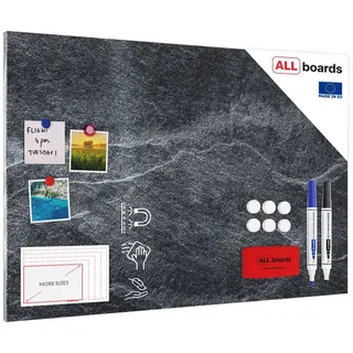 ALLboards Magnettafel 90,0 x 60,0 cm Dark Stone