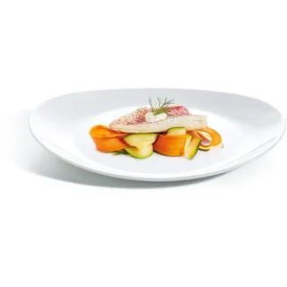 Luminarc Steakteller »Essteller« Teller Set für 6 Personen, weiß, Glas, weiß