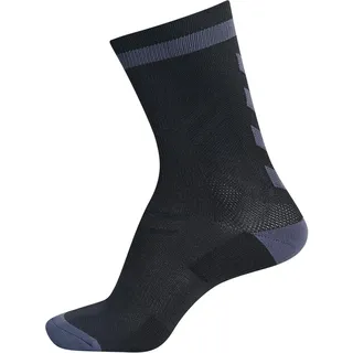 hummel Socken ELITE INDOOR SOCK LOW, Schwarz/Asphalt, 31/34, 204043-1006