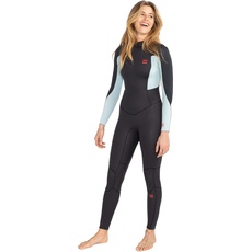 Bild von 4/3mm Launch - Back Zip Wetsuit for Women - Back-Zip-Neoprenanzug - Frauen - 12 - Grau