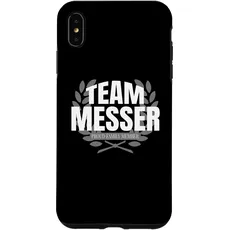 Hülle für iPhone XS Max Team Messer Stolzes Familienmitglied Messer