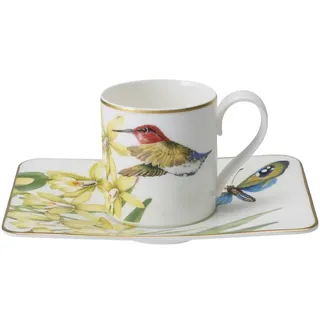 Villeroy & Boch Amazonia Espressotasse mit Untertasse 0,06 l Bunt 2 St.