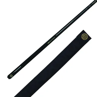 BCE Unisex-Adult 2 Piece Mark Selby Classic Case-145cm with 9.5mm Snooker English Pool Cue, Black Butt/Natural Wood Shaft, 57" (145cm)