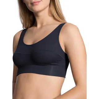 CALIDA Elastic Bustier Damen, mit breitem Softbund, natürlich atmungsaktive und weiche Single Jersey-Qualität