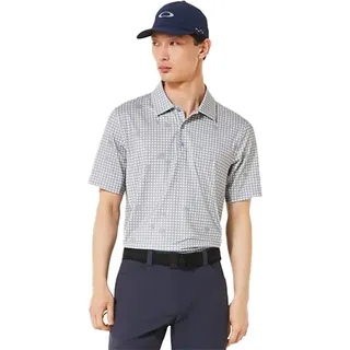 Oakley Apparel Grid Camo Kurzarmhemd - Grid Print Cement - M